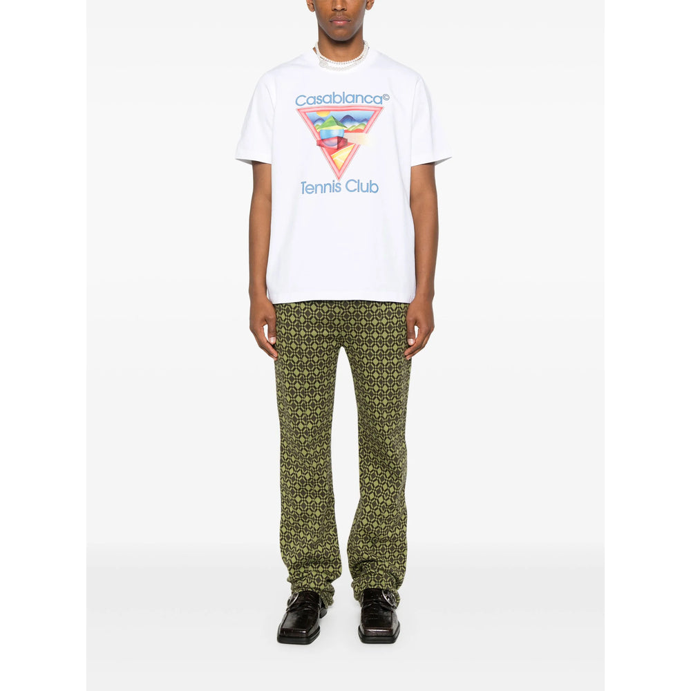 Casablanca T Shirts - White | Wanan Luxury