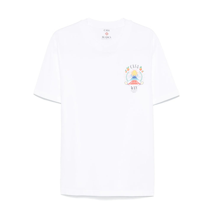 Casablanca T Shirts - White | Wanan Luxury