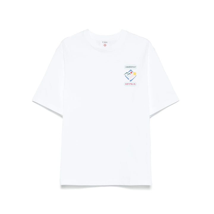 Casablanca T Shirts - White | Wanan Luxury