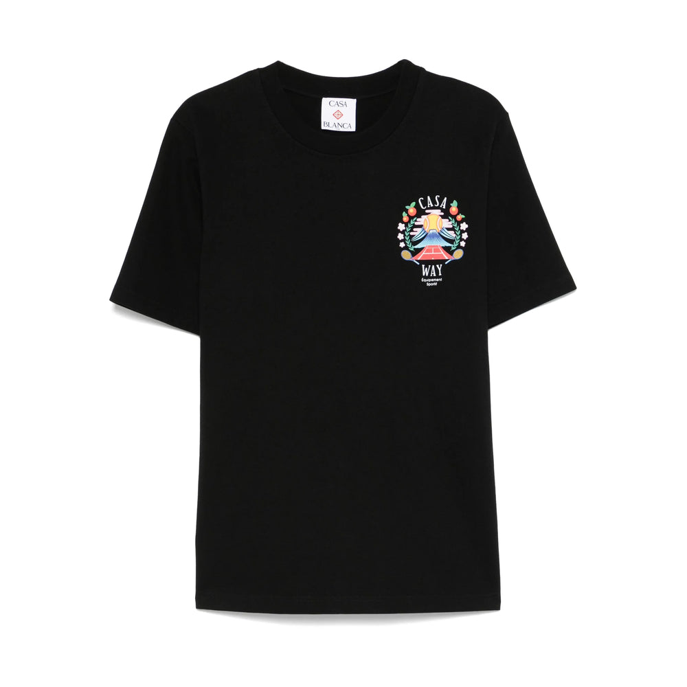 Casablanca T Shirts - Black | Wanan Luxury