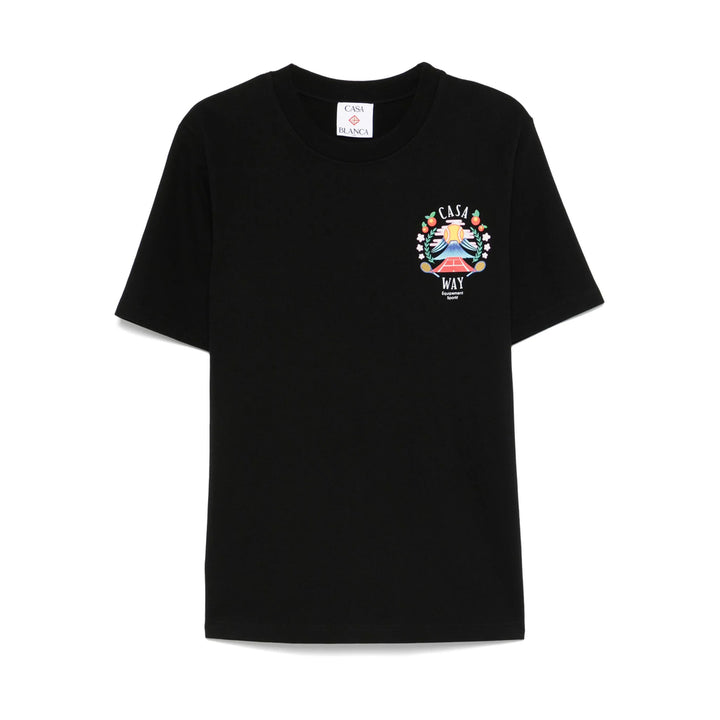 Casablanca T Shirts - Black | Wanan Luxury
