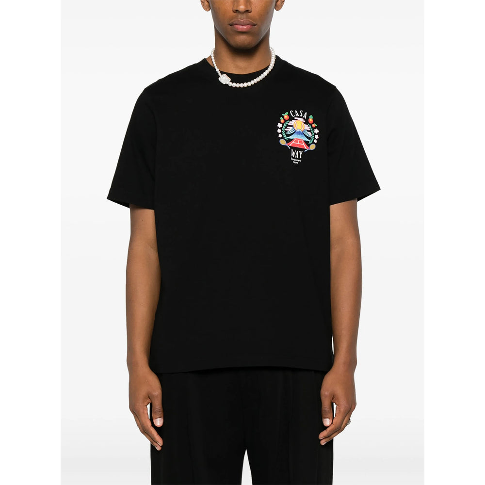 Casablanca T Shirts - Black | Wanan Luxury