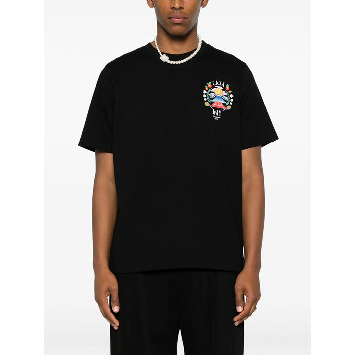 Casablanca T Shirts - Black | Wanan Luxury