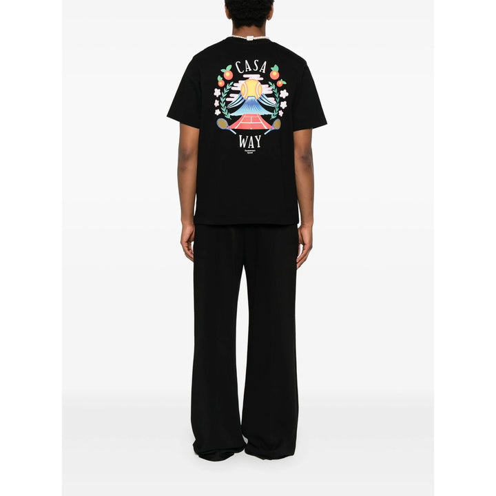 Casablanca T Shirts - Black | Wanan Luxury