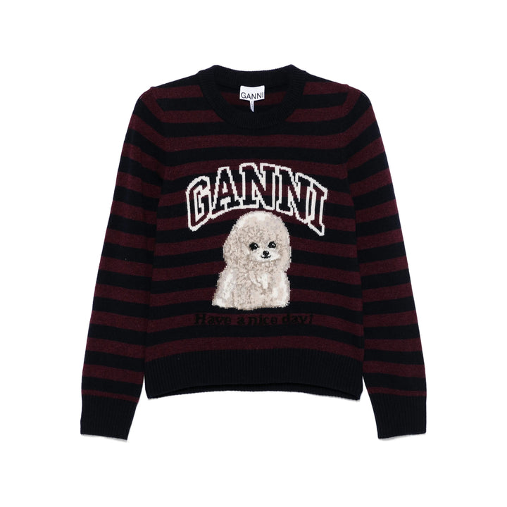Ganni Sweatshirts - Blue, Red | Wanan Luxury