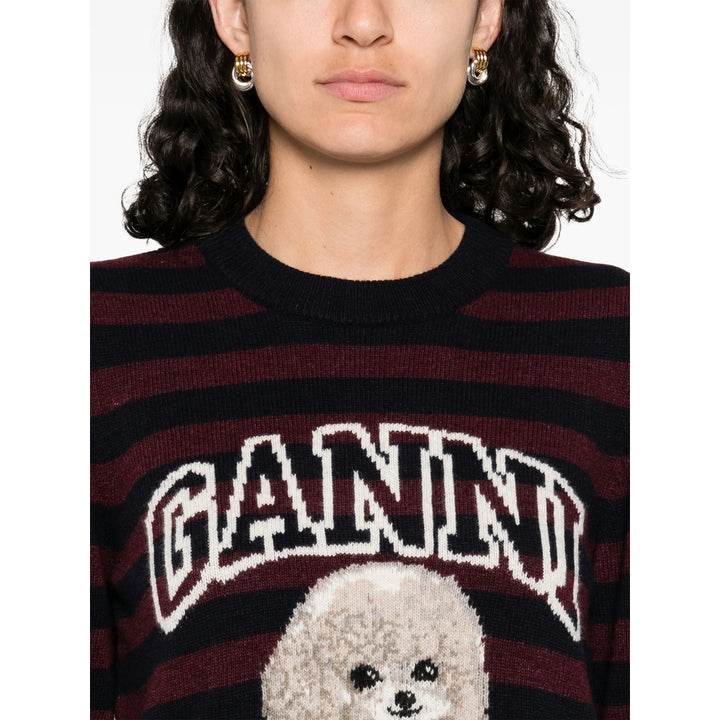 Ganni Sweatshirts - Blue, Red | Wanan Luxury