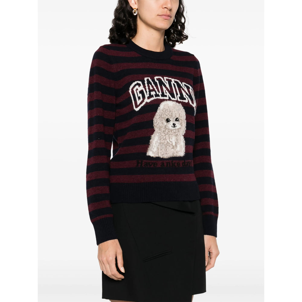 Ganni Sweatshirts - Blue, Red | Wanan Luxury