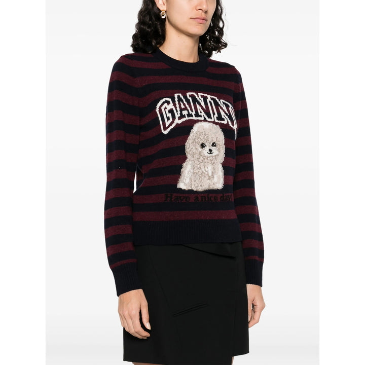 Ganni Sweatshirts - Blue, Red | Wanan Luxury