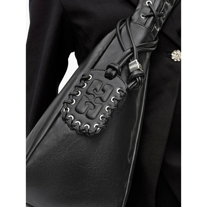 Ganni Shoulder Bags - Black | Wanan Luxury