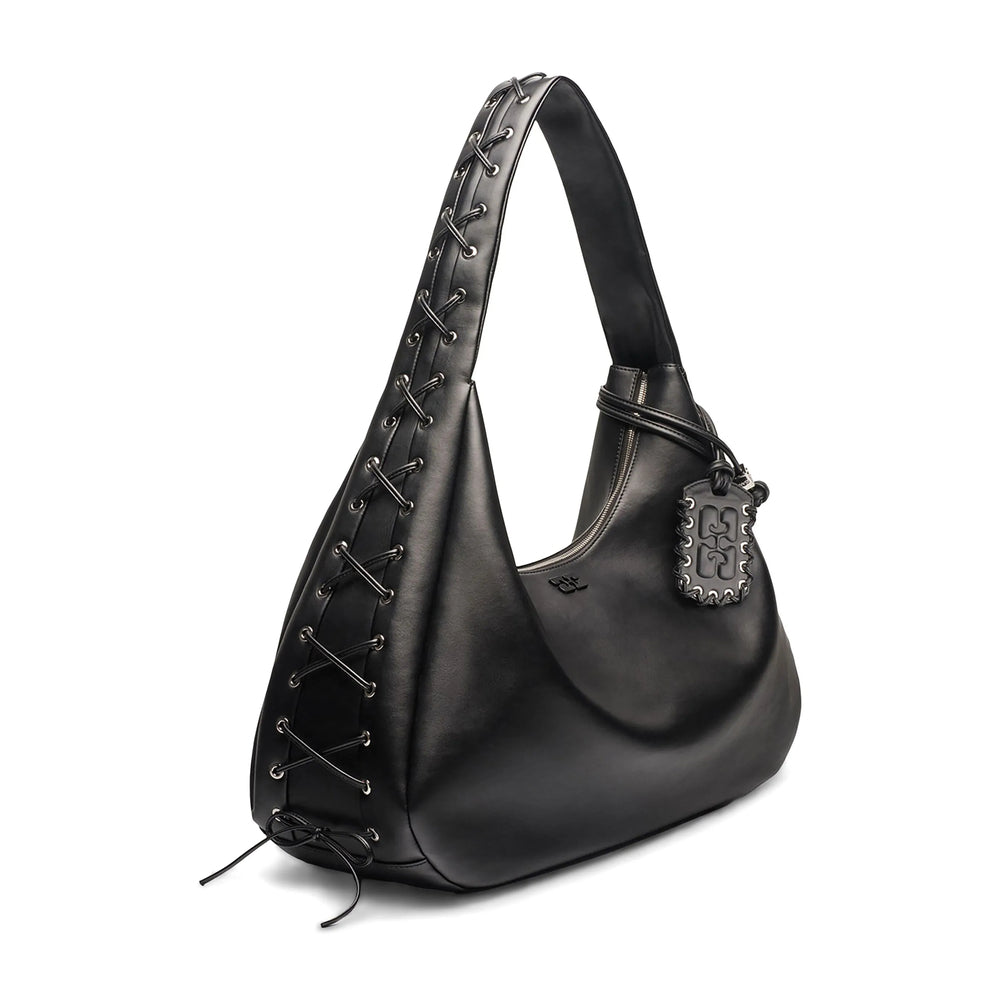 Ganni Shoulder Bags - Black | Wanan Luxury
