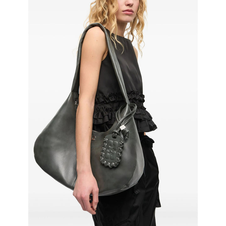 Ganni Shoulder Bags - Black | Wanan Luxury