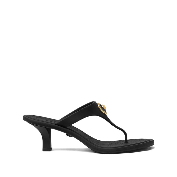 Versace Sandals - Black, Gold | Wanan Luxury