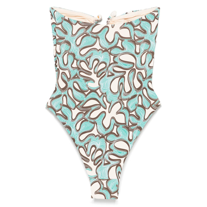 Malina Beachwear - Neutral, Green | Wanan Luxury