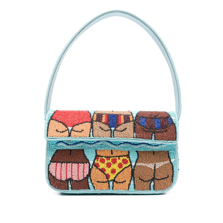 Staud Tote Bags - Blue | Wanan Luxury
