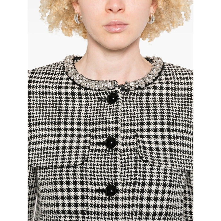 Self-Portrait Jackets - Black, White | Wanan Luxury