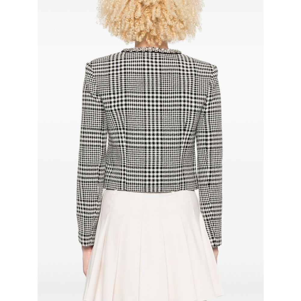 Self-Portrait Jackets - Black, White | Wanan Luxury