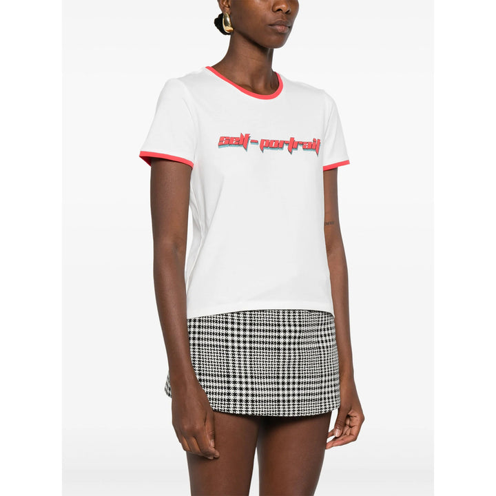 Self-Portrait T Shirts - White | Wanan Luxury