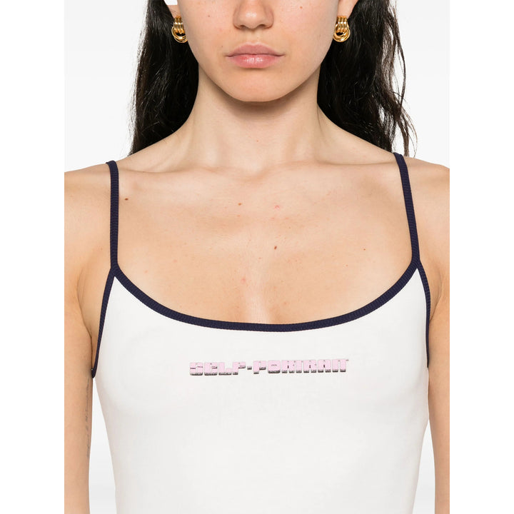 Self-Portrait Tops - White | Wanan Luxury
