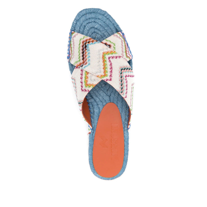Missoni Espadrillas - Neutral, Blue | Wanan Luxury
