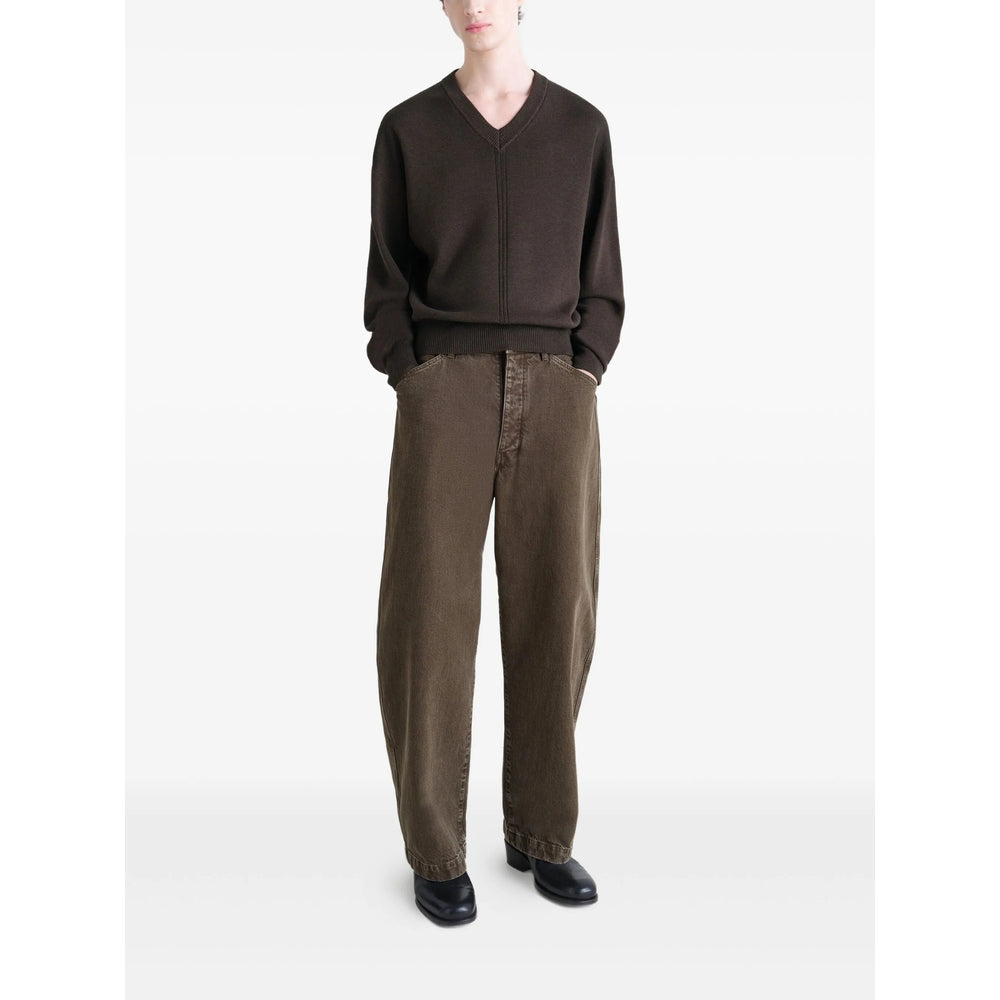 Lemaire Sweaters - Brown | Wanan Luxury