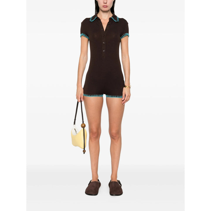 Siedres Jumpsuits - Brown | Wanan Luxury
