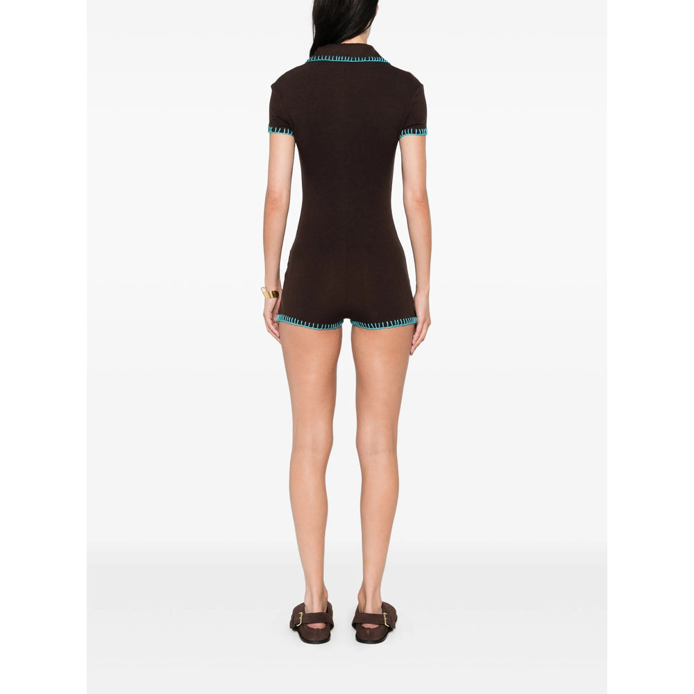 Siedres Jumpsuits - Brown | Wanan Luxury
