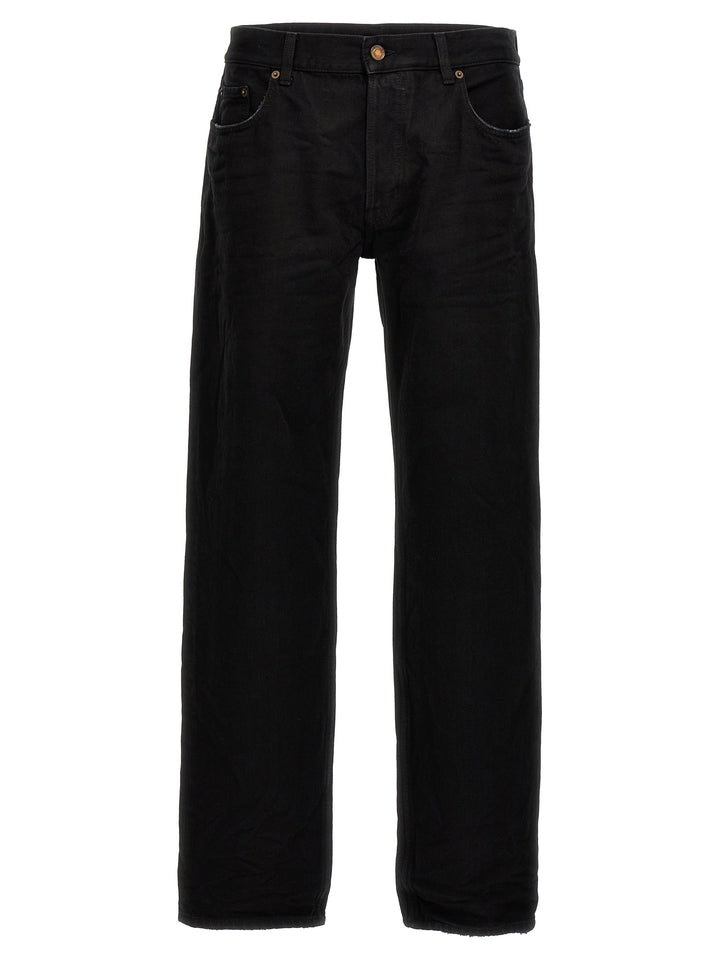 Straight Fit Jeans Black