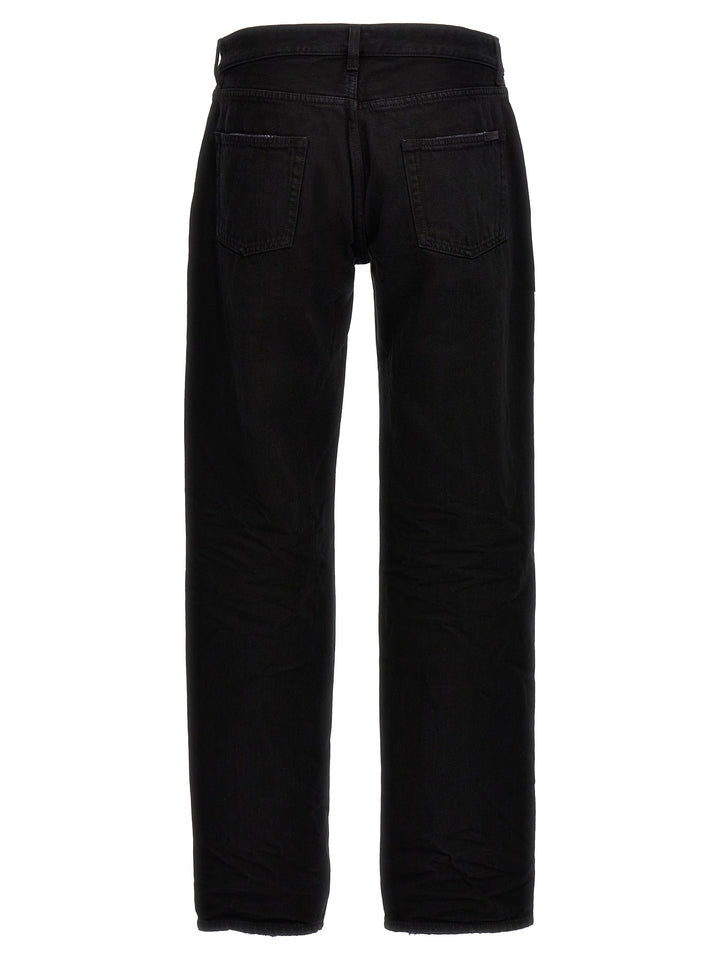 Straight Fit Jeans Black