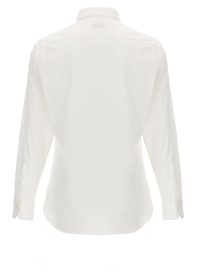 Stretch Poplin Shirt Shirt, Blouse White