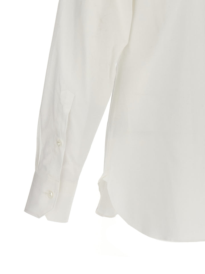 Stretch Poplin Shirt Shirt, Blouse White