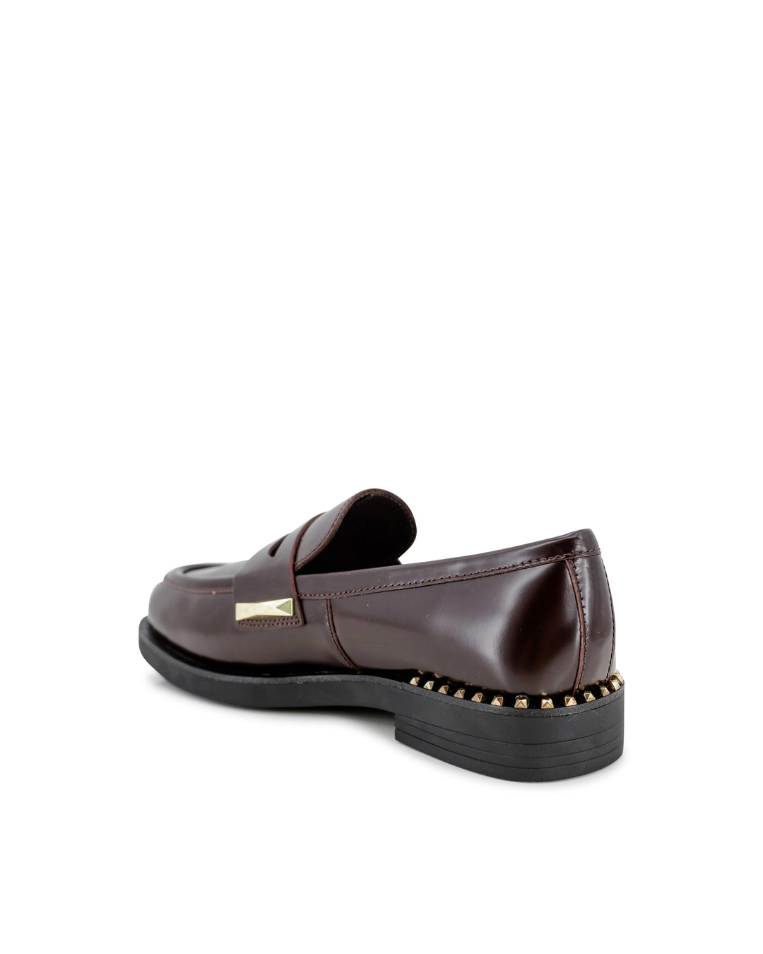 Mocassino In Pelle Bordeux Moccasin Marrone