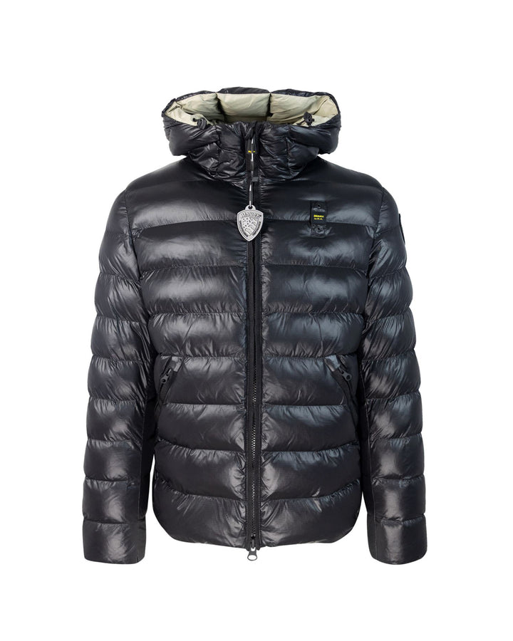 Giubbio Adams In Nylon Eco Jacket Nero