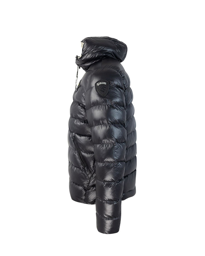 Giubbio Adams In Nylon Eco Jacket Nero