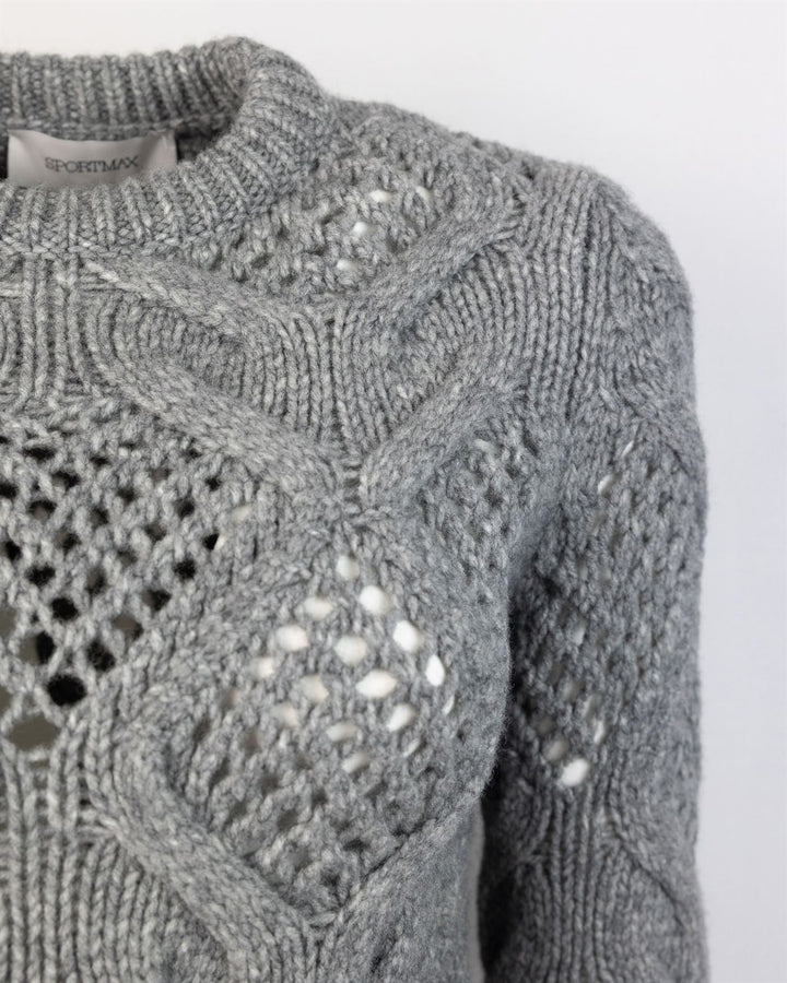 Maglia Narvel Con Losanghe Sweater Grey