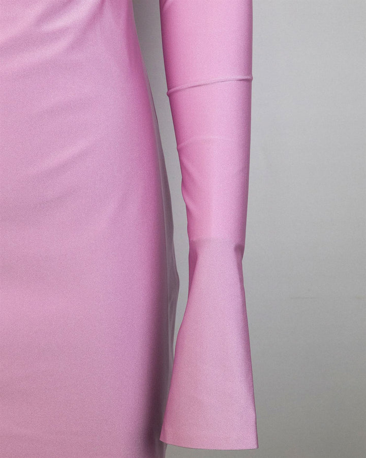 Abito Stiria Aderente In Jersey Stretch Suit Rose