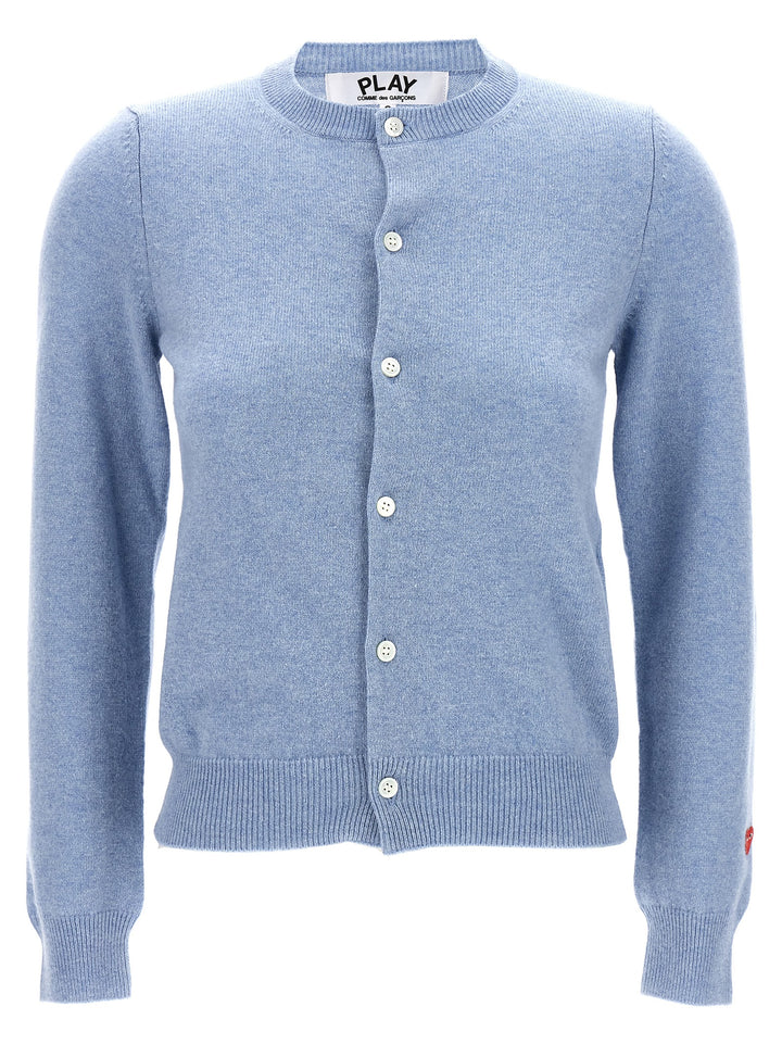 Small Heart Sweater, Cardigans Light Blue