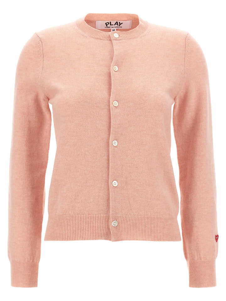 Small Heart Sweater, Cardigans Pink