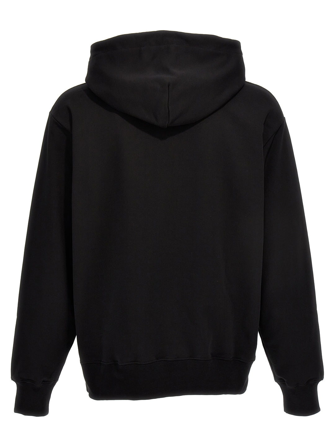 Sequin Logo Hoodie Sweatshirt Black