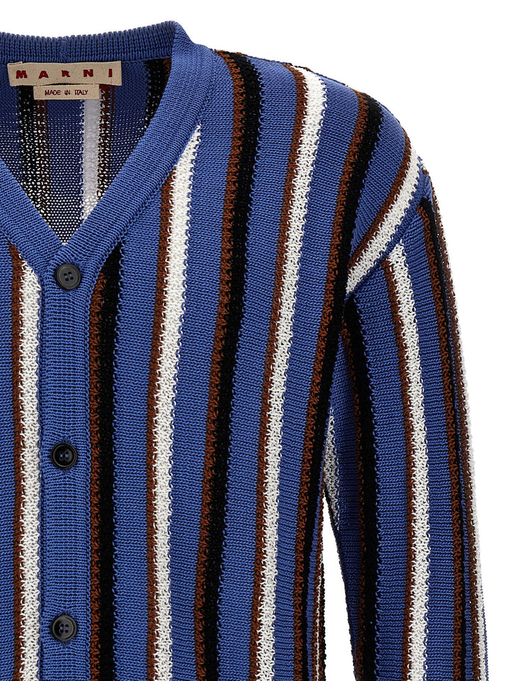 Striped Cardigan Sweater, Cardigans Multicolor