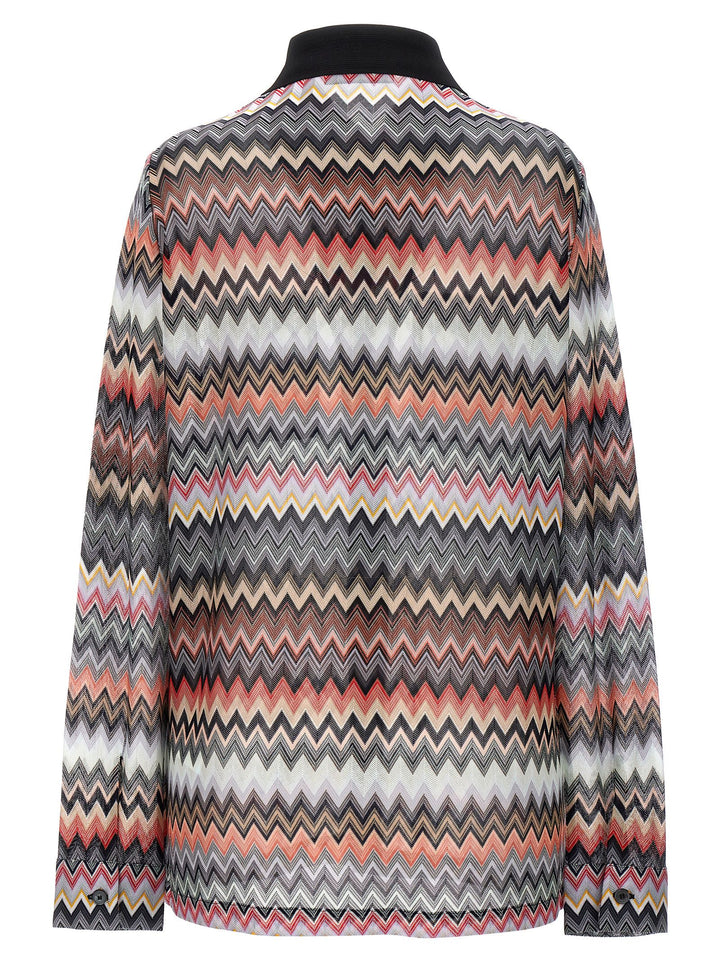 Zigzag Shirt Shirt, Blouse Multicolor