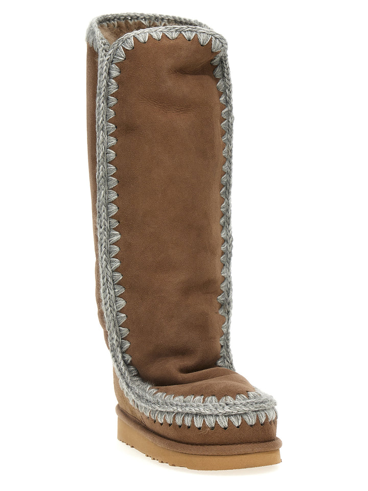 Eskimo 40 Boots, Ankle Boots Beige