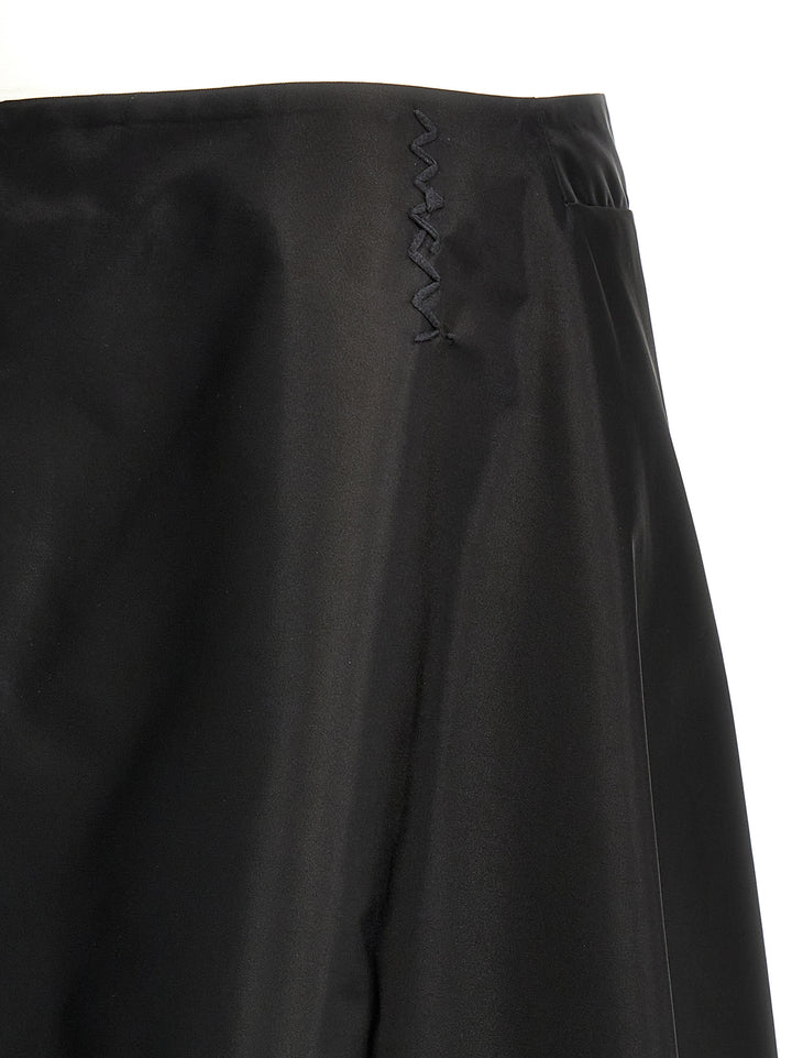 Nylon Skirt Skirts Black