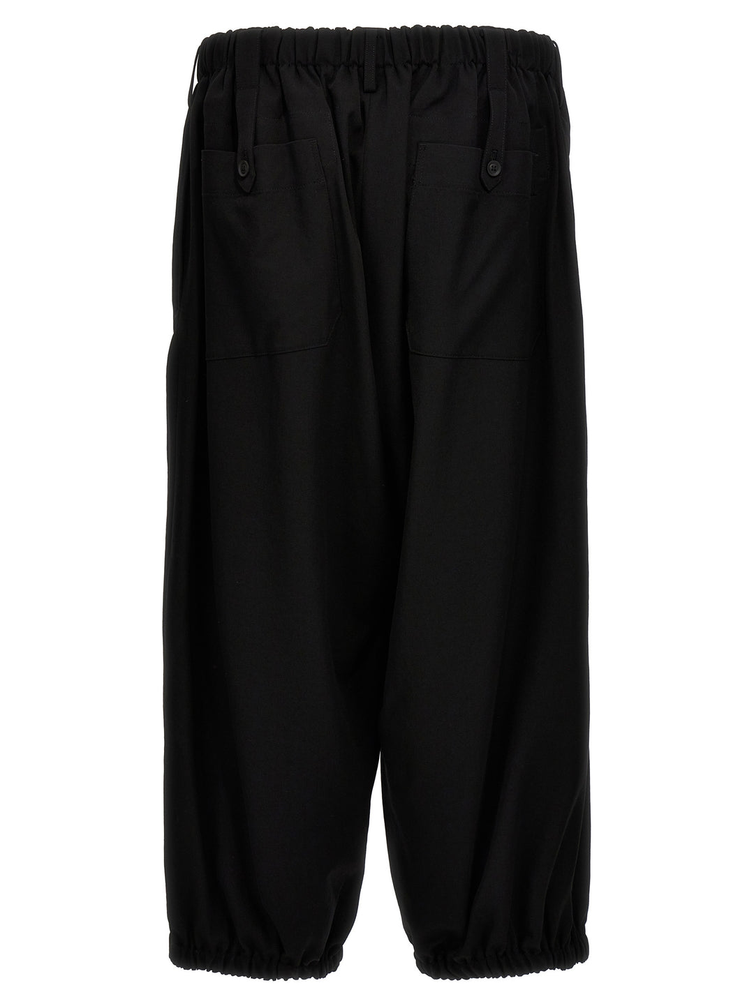 U-Gather Cropped Pants Black