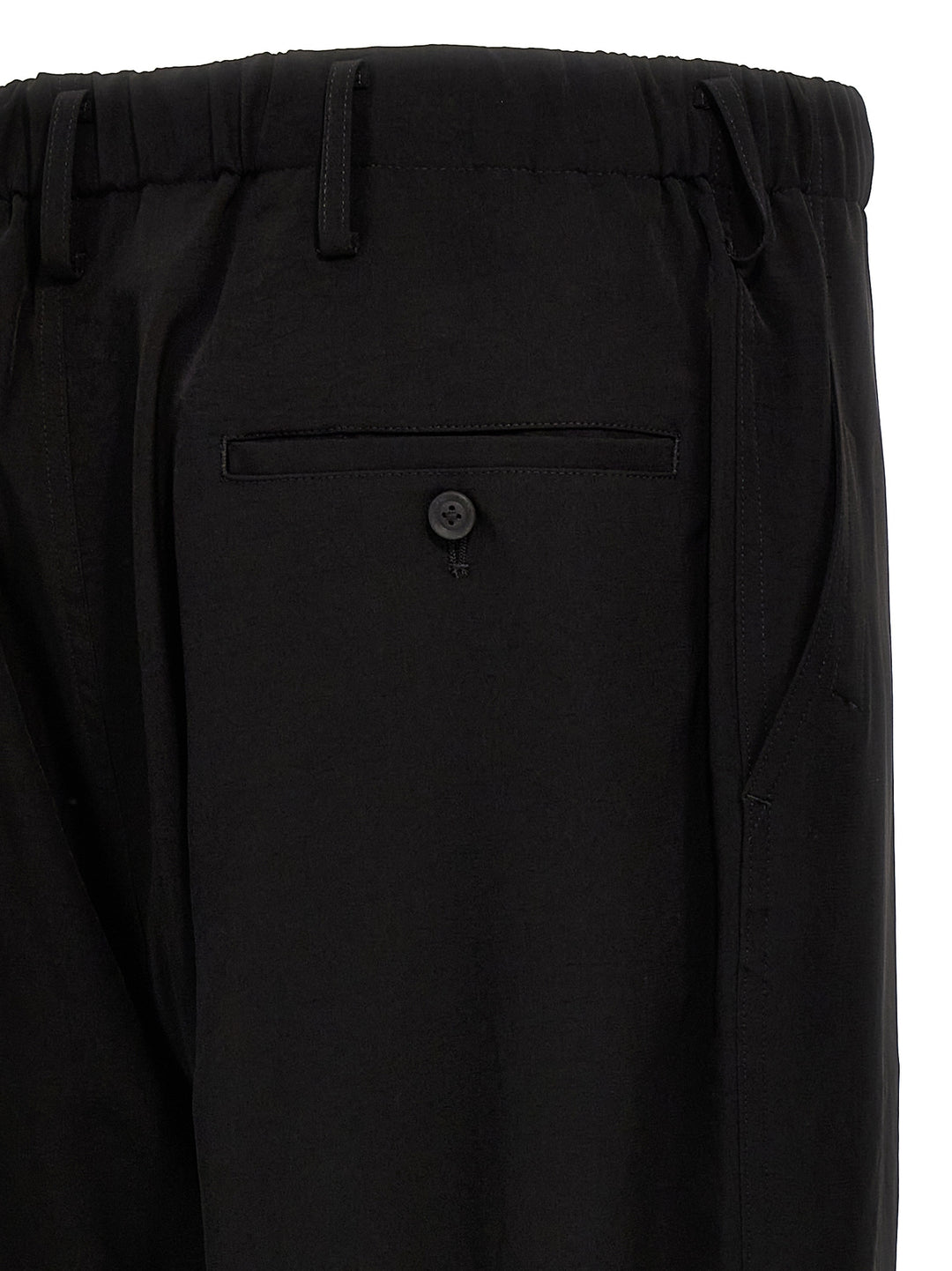 U-Double Stitch Pants Black