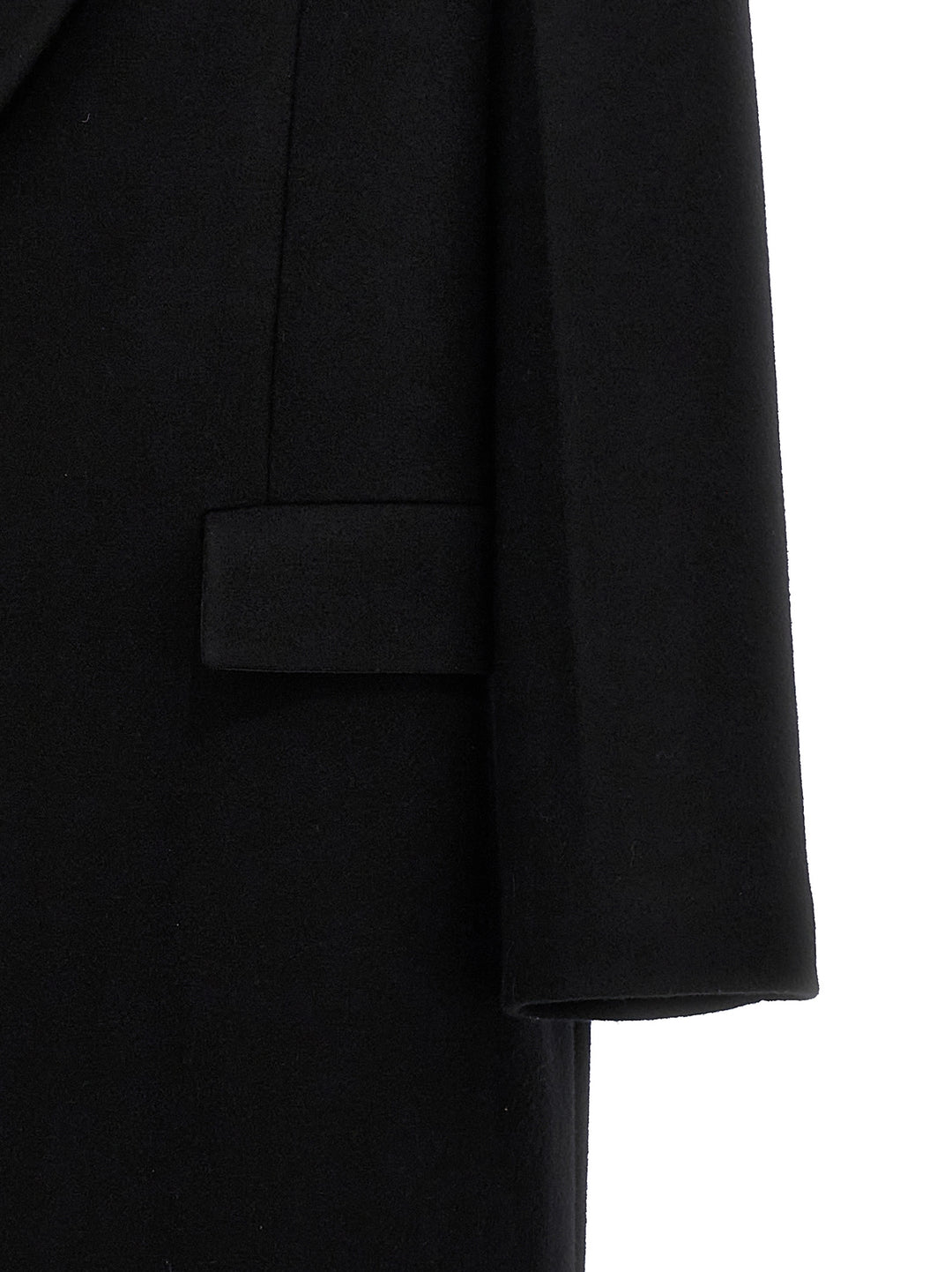 Single-Breasted Coat Coats, Trench Coats Black