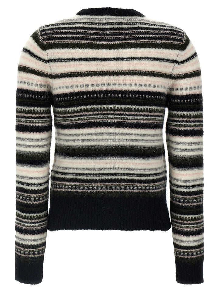 Striped Cardigan Sweater, Cardigans Multicolor