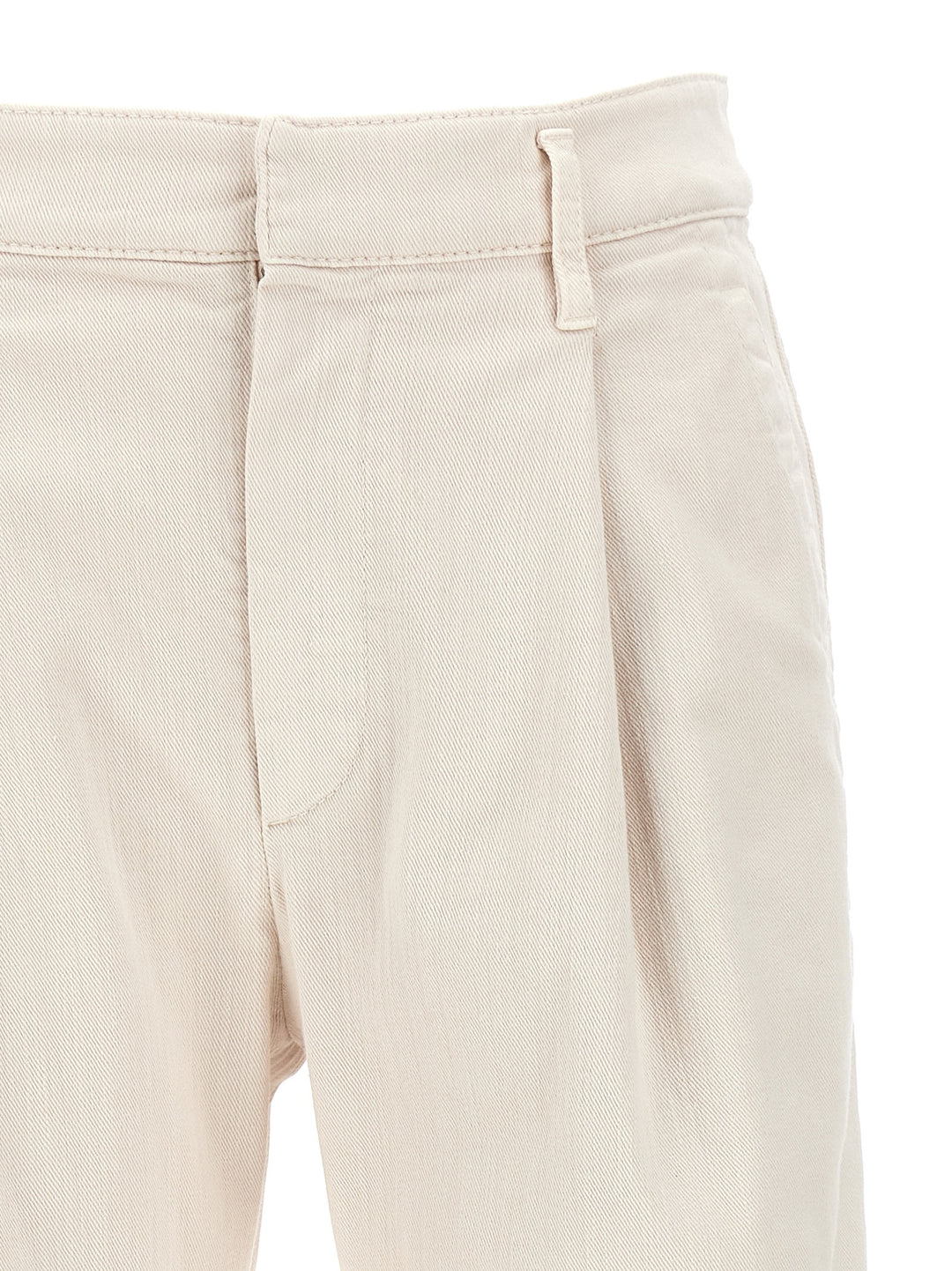 Stretch Denim Pants Beige