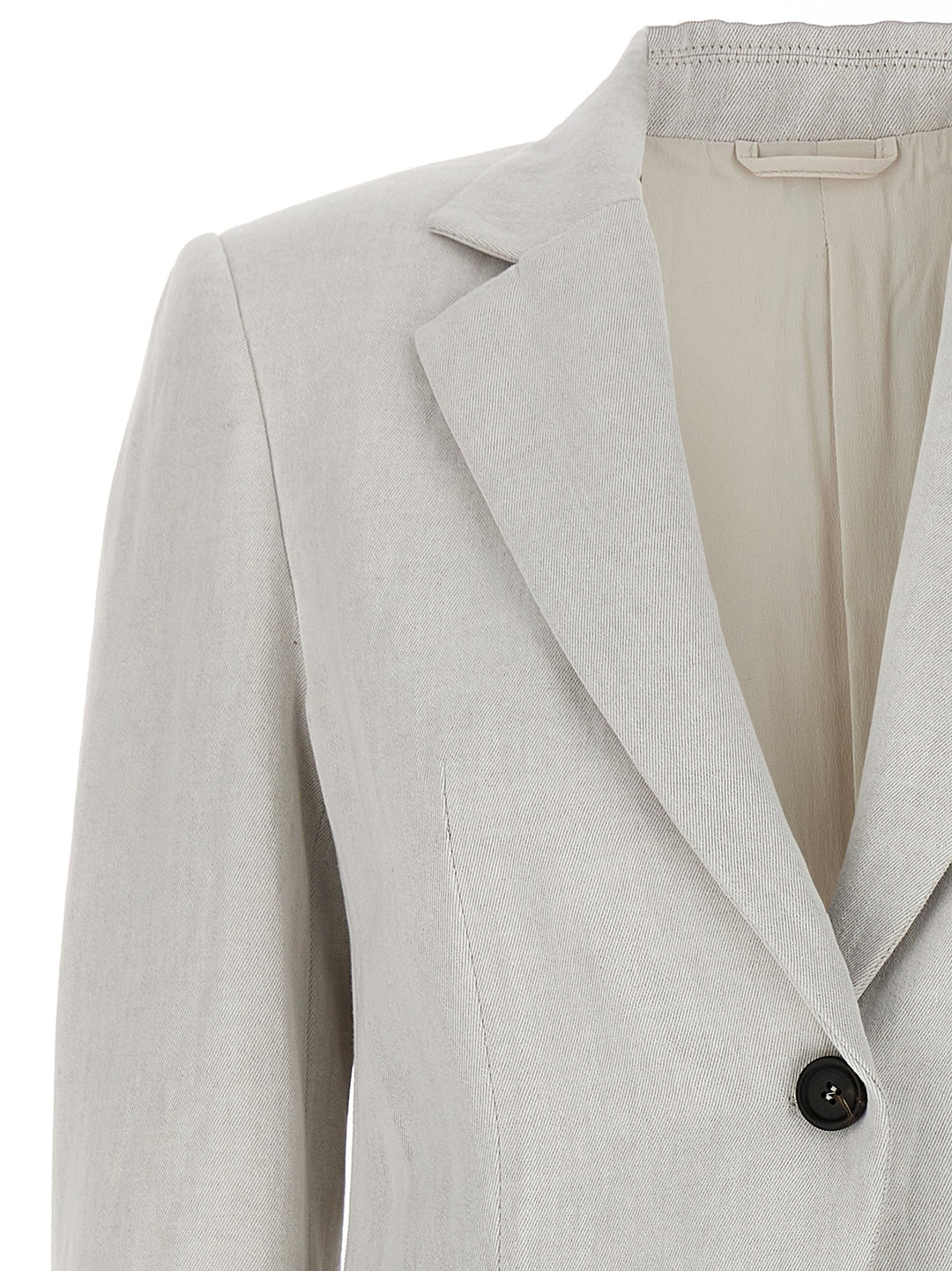 Single-Breasted Blazer Blazer And Suits Gray