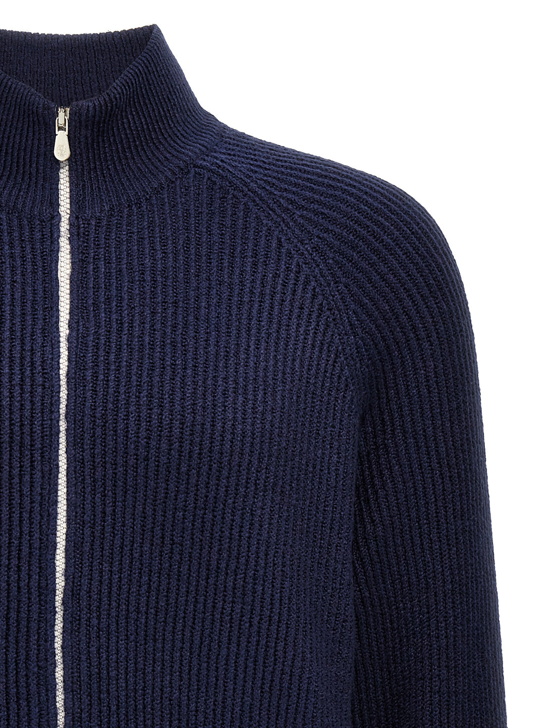 Zip Cardigan Sweater, Cardigans Blue