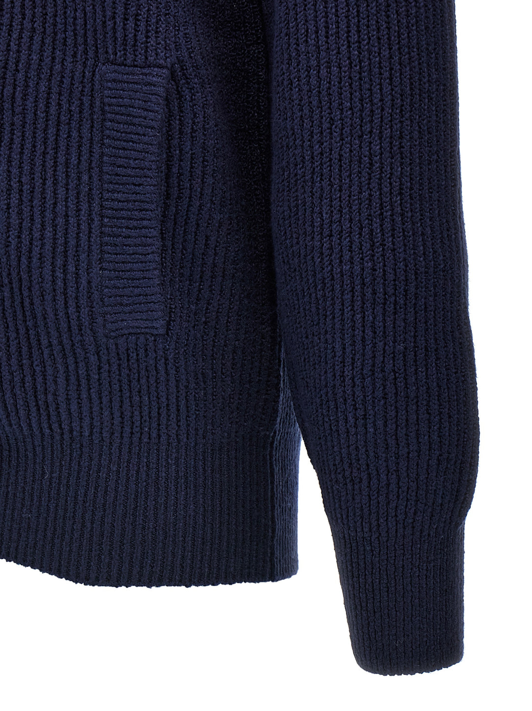 Zip Cardigan Sweater, Cardigans Blue